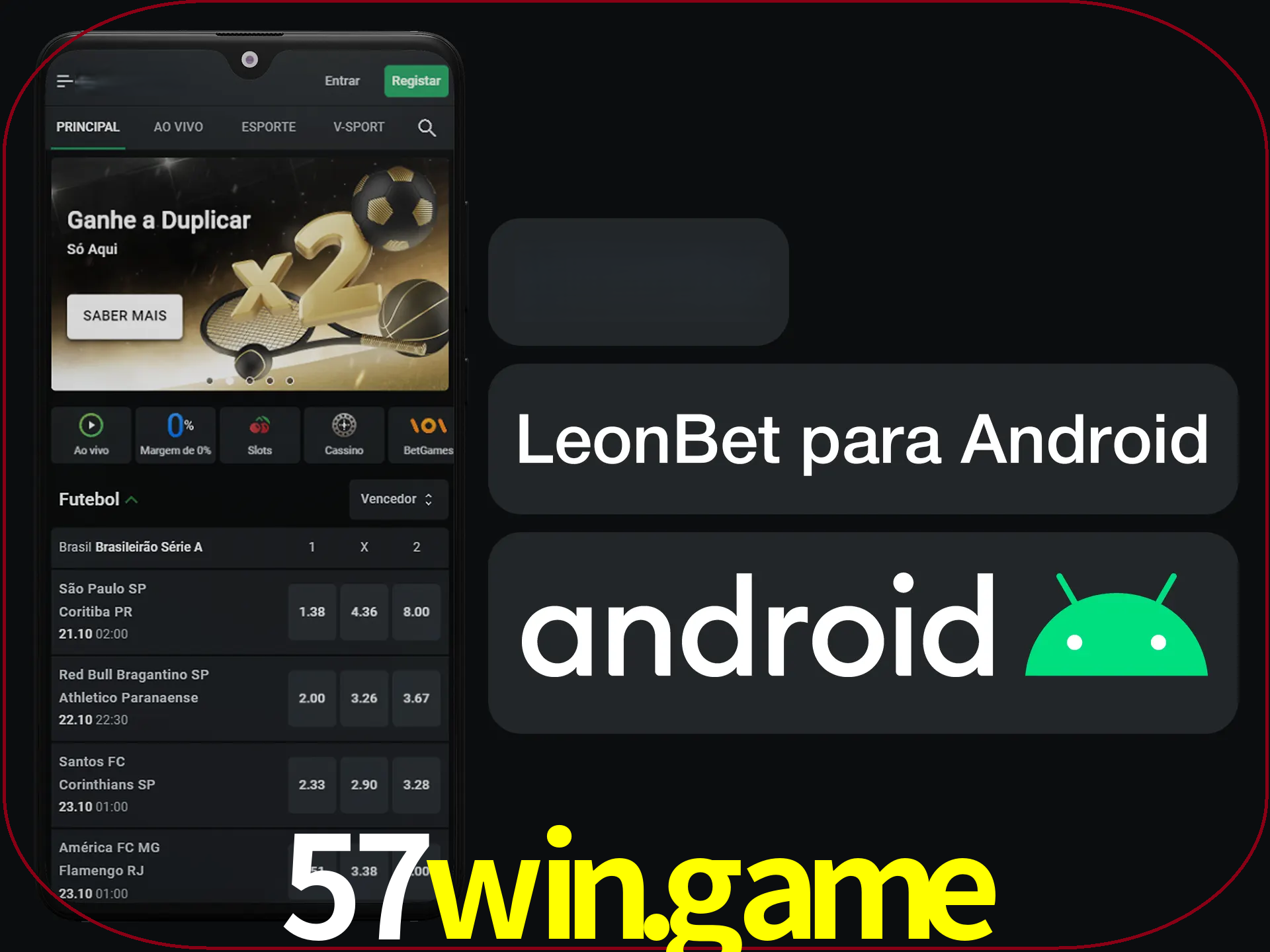 Adquira sua versão poket de LeonBet.