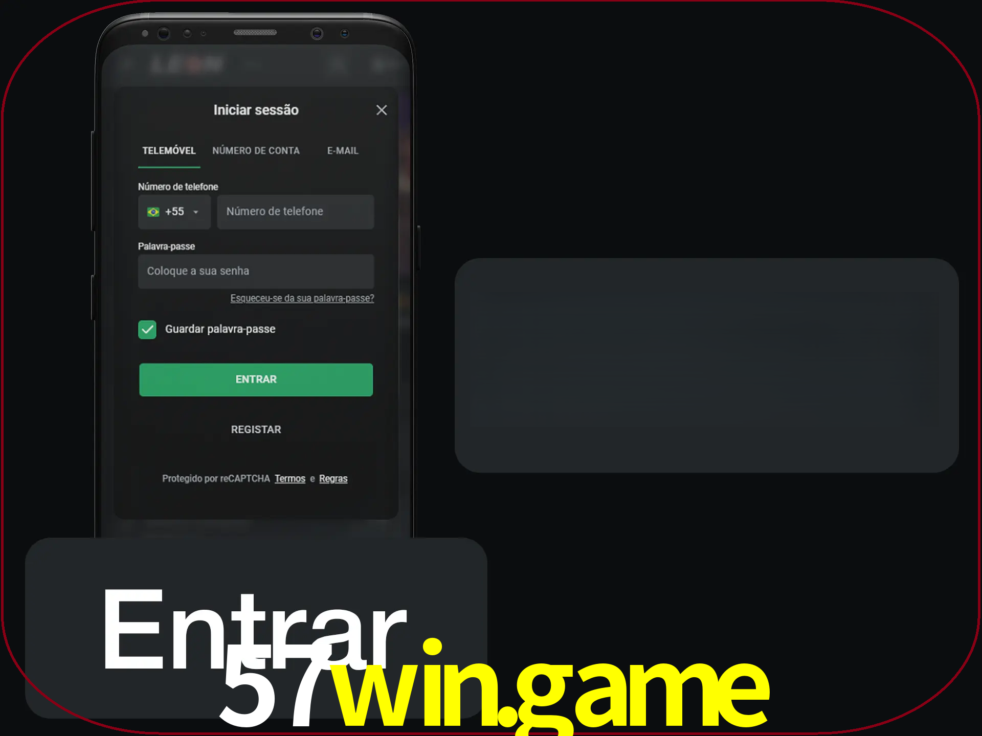 Faça o login para começar a apostar e jogar no cassino.